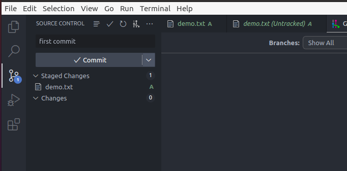 git graph extension for vscode 